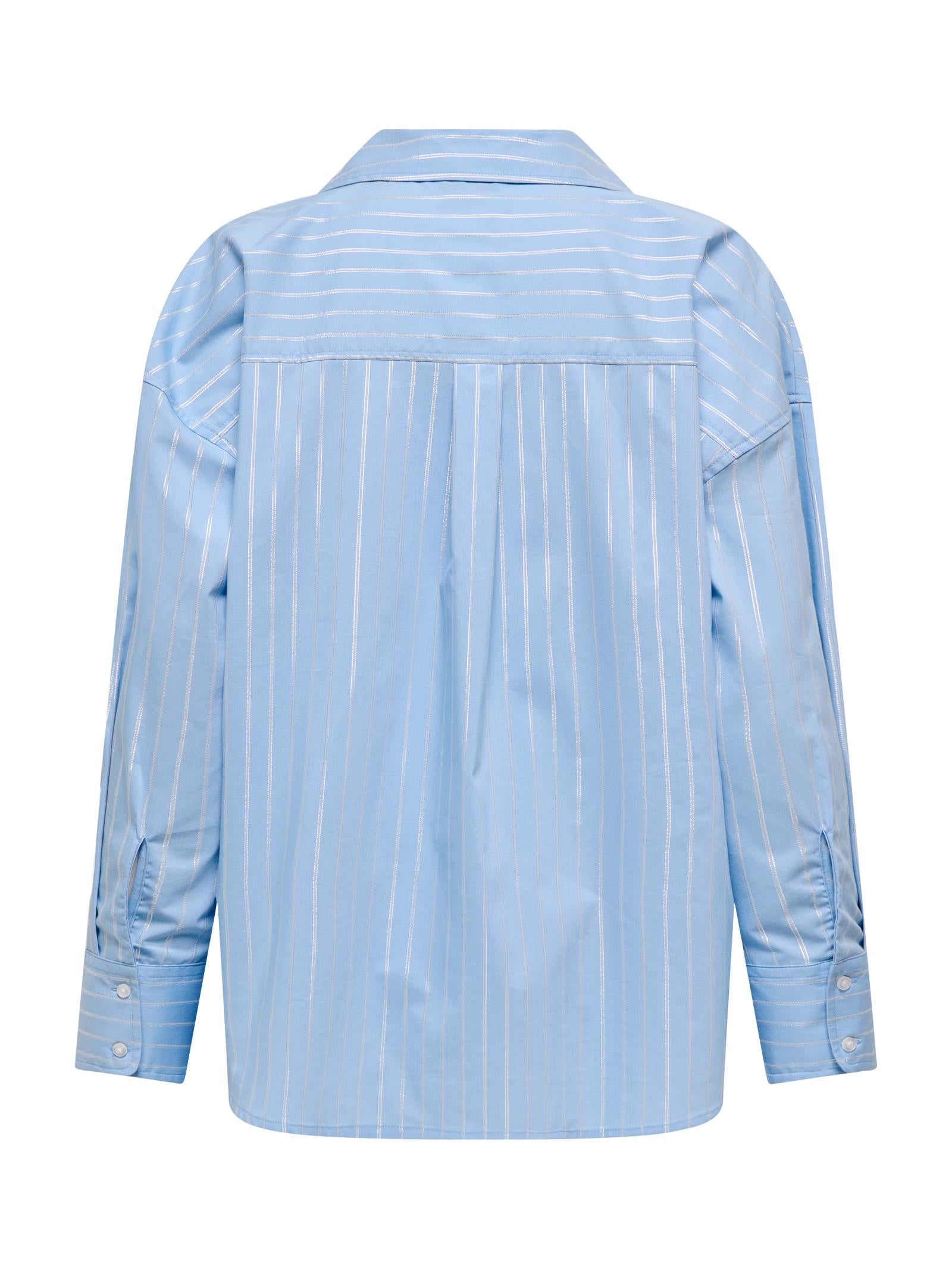 Camicia JDY Mio Celeste a righe 15359455 /Chambray Blue JDY 