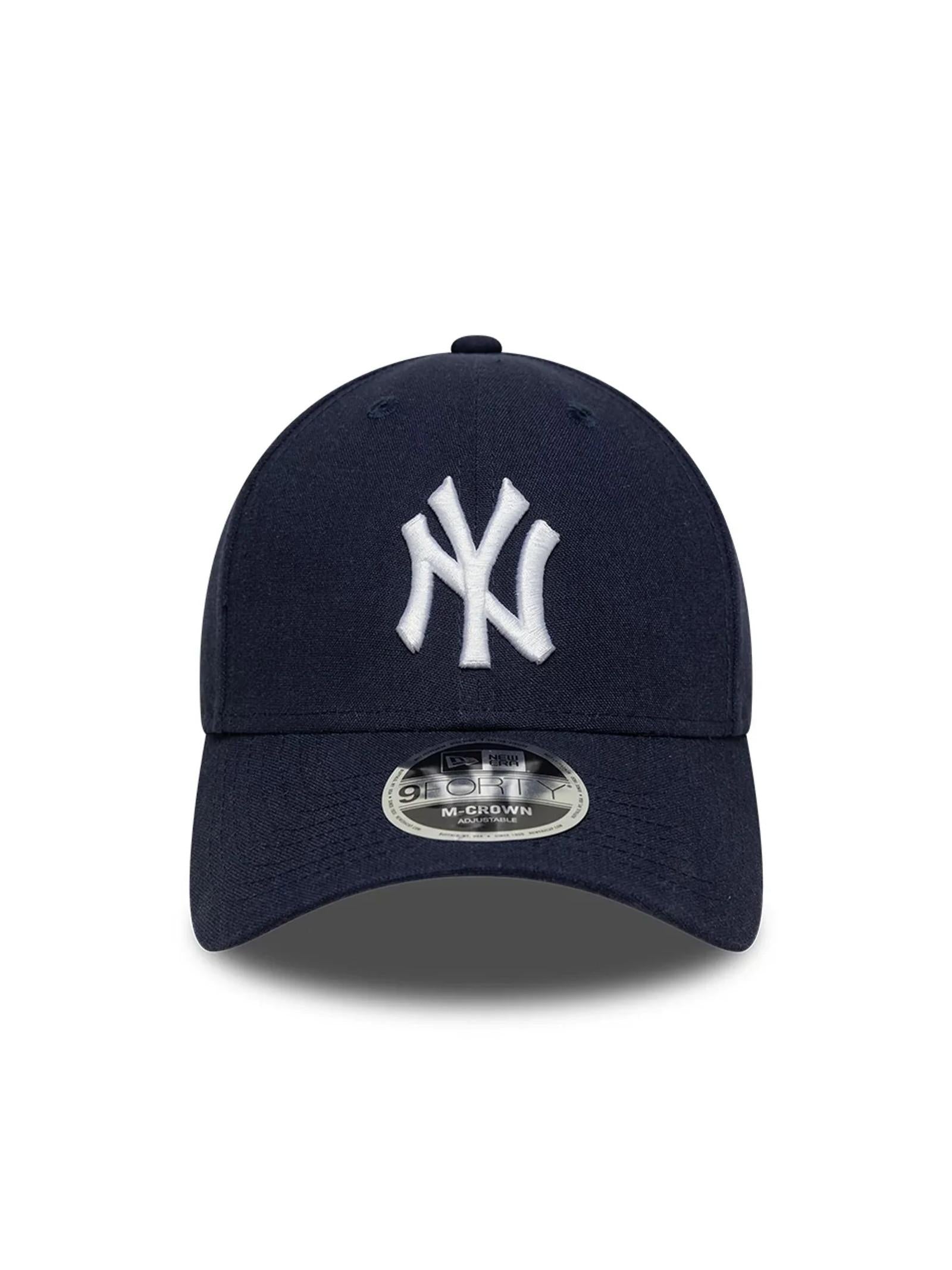 Berretto New Era Blu 9FORTY misto lino 60856291 NVY NEW ERA 