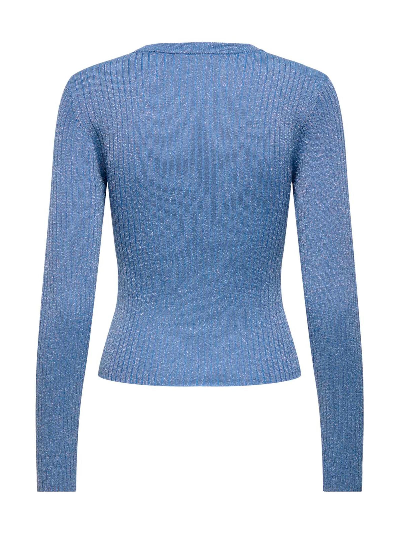 Maglia JDY Plum Azzurro  in lurex 15330569 /Ultramarine JDY 