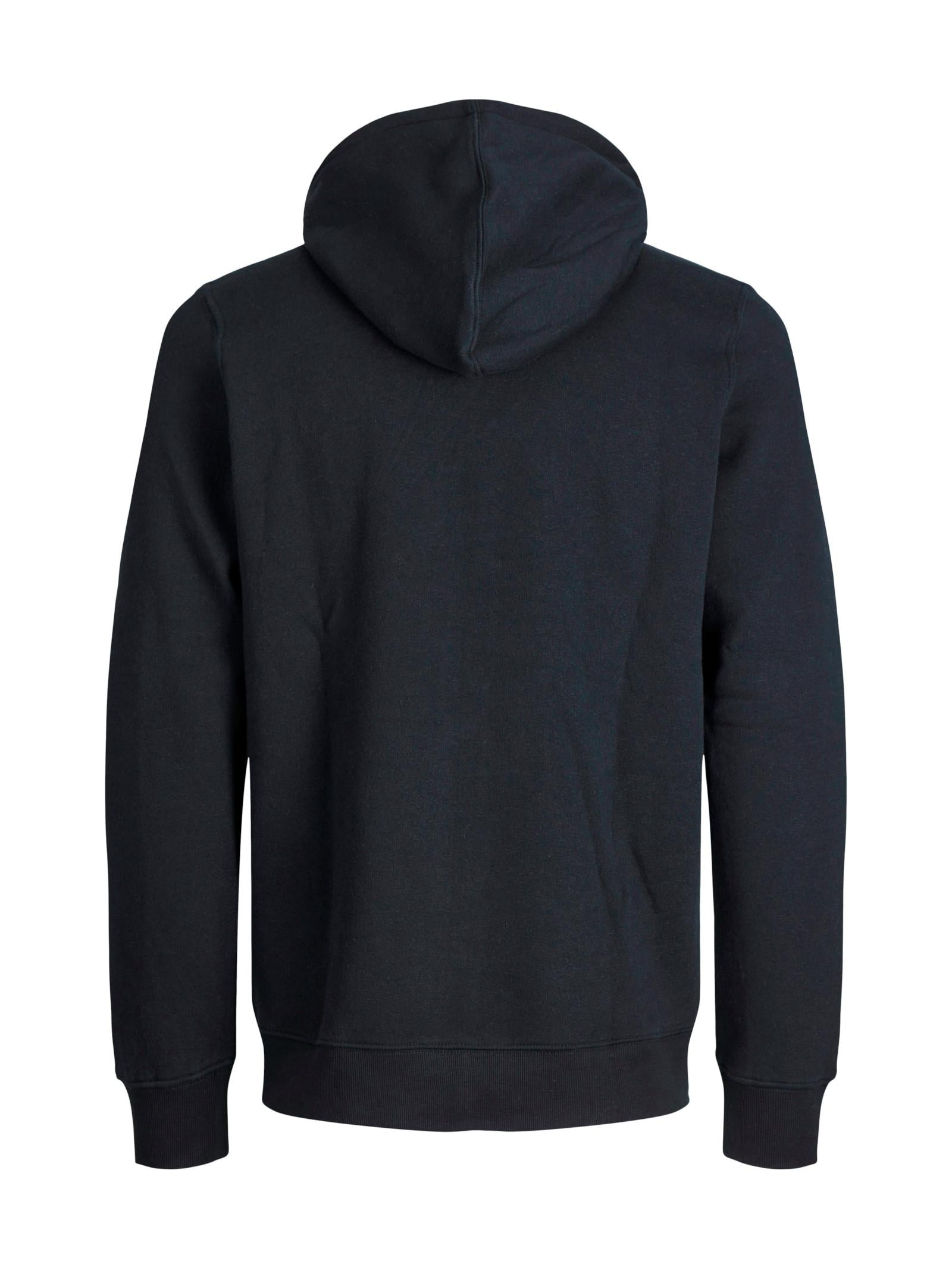 Felpa Jack & Jones Nero Bradley zip 12249342 /Black JACK & JONES 