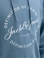 Felpa Jack & Jones Celeste Grayson con stampa 12288378 /Blue Mirage JACK & JONES 