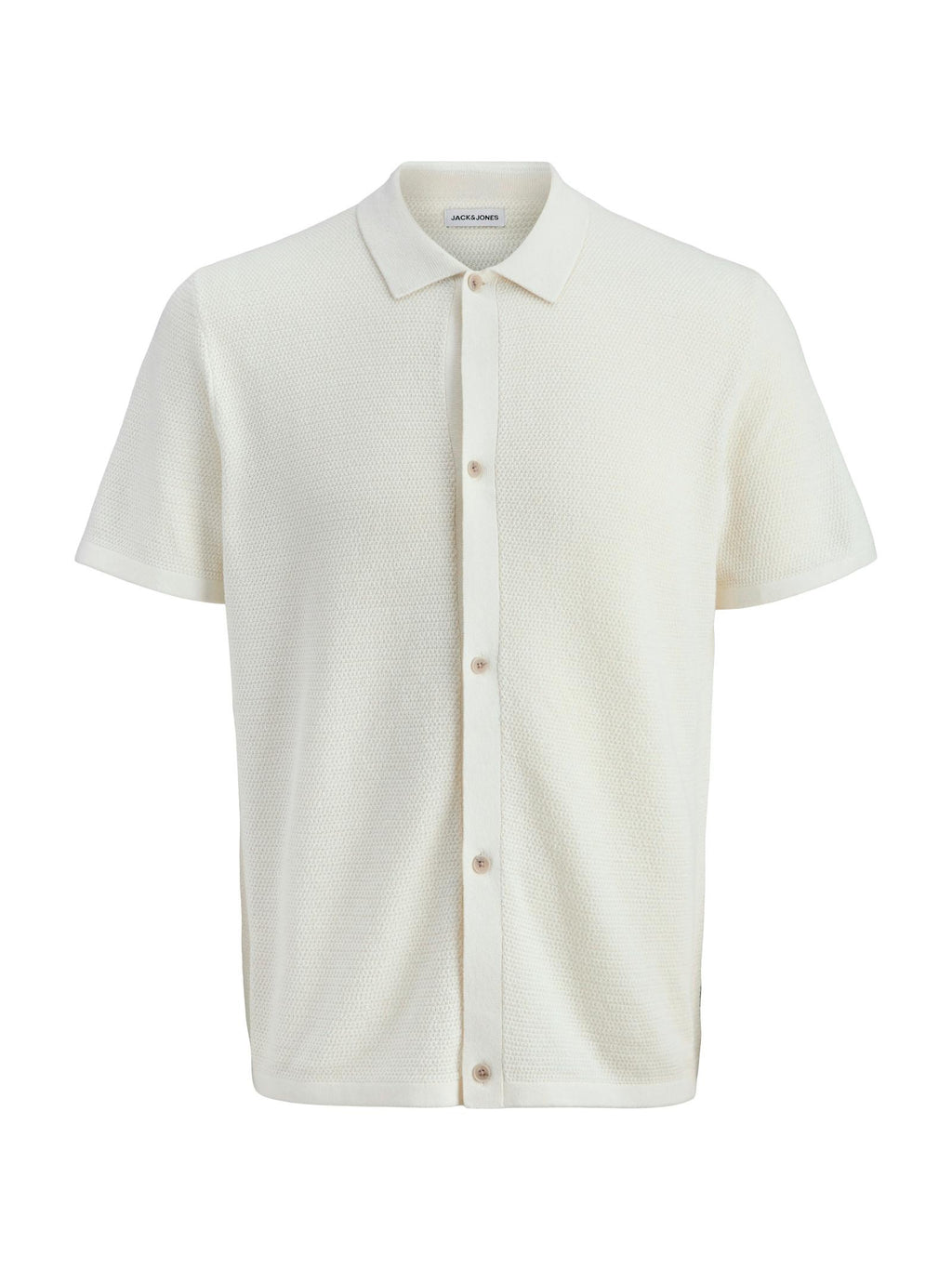 Camicia Jack & Jones George Bianco in maglia 12288253 /Cloud Dancer JACK & JONES 