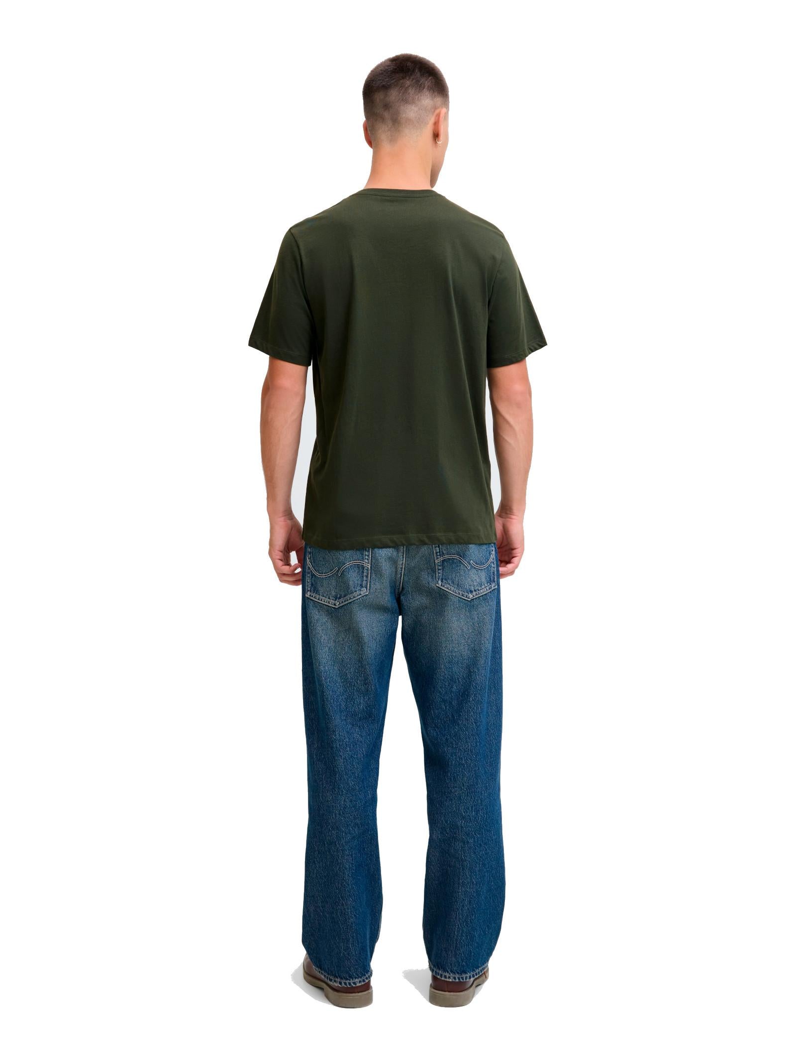 T-shirt Jack & Jones Urban Verde con stampa 12279114 /Duffel Bag JACK & JONES 