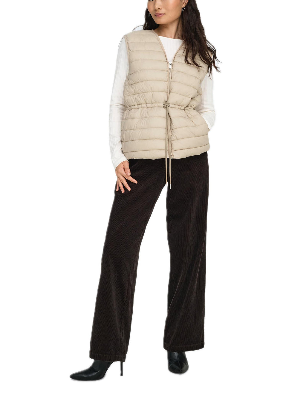 Gilet JDY Beige Renee trapuntato 15363469 /Oxford Tan JDY 