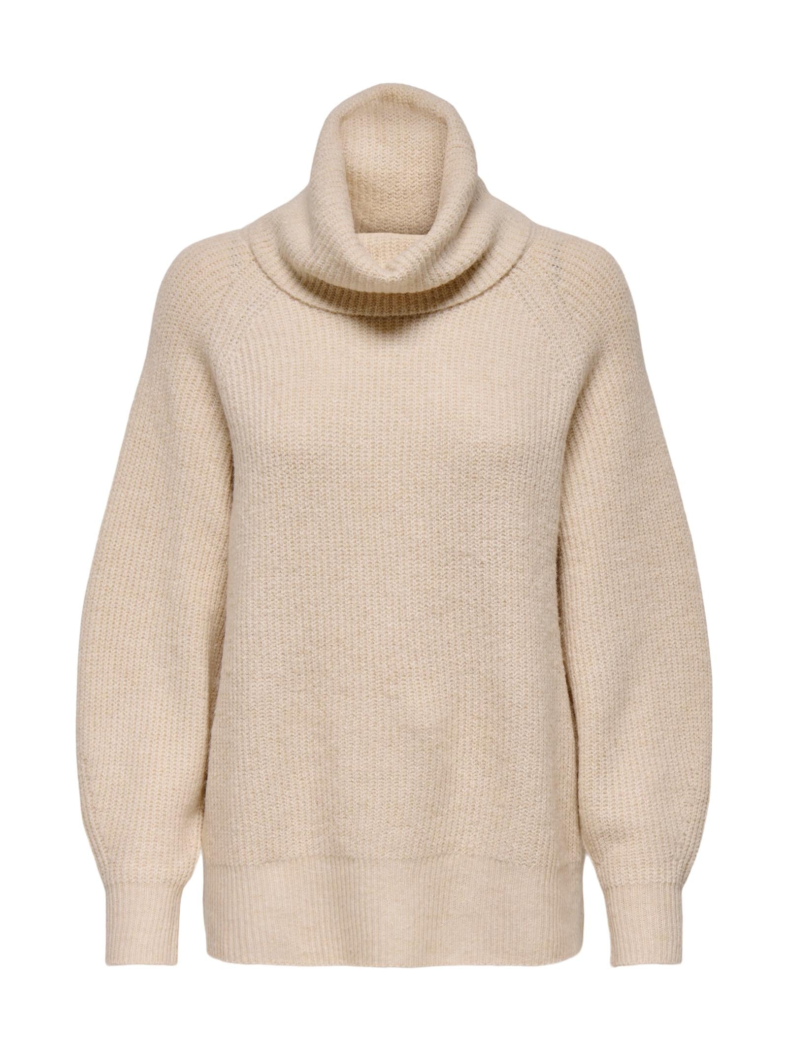Maglia Only Whitney Panna collo alto 15353187 /Pumice Stone ONLY 
