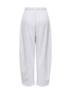 Pantalone Only Ofelia Grigio in tessuto felpato. 15377590 /Light Grey Melange ONLY 