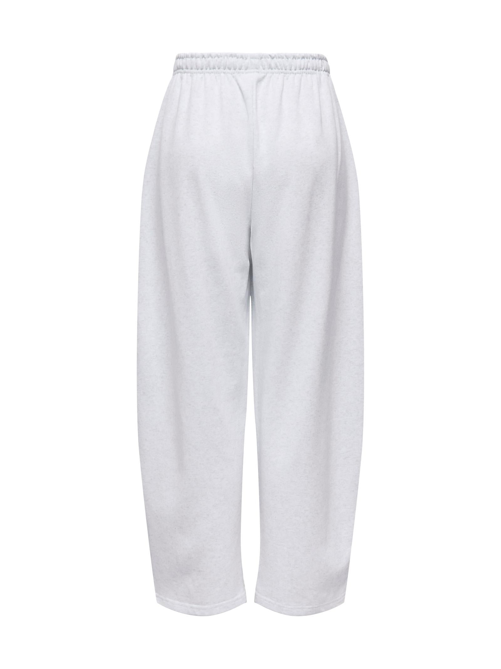 Pantalone Only Ofelia Grigio in tessuto felpato. 15377590 /Light Grey Melange ONLY 
