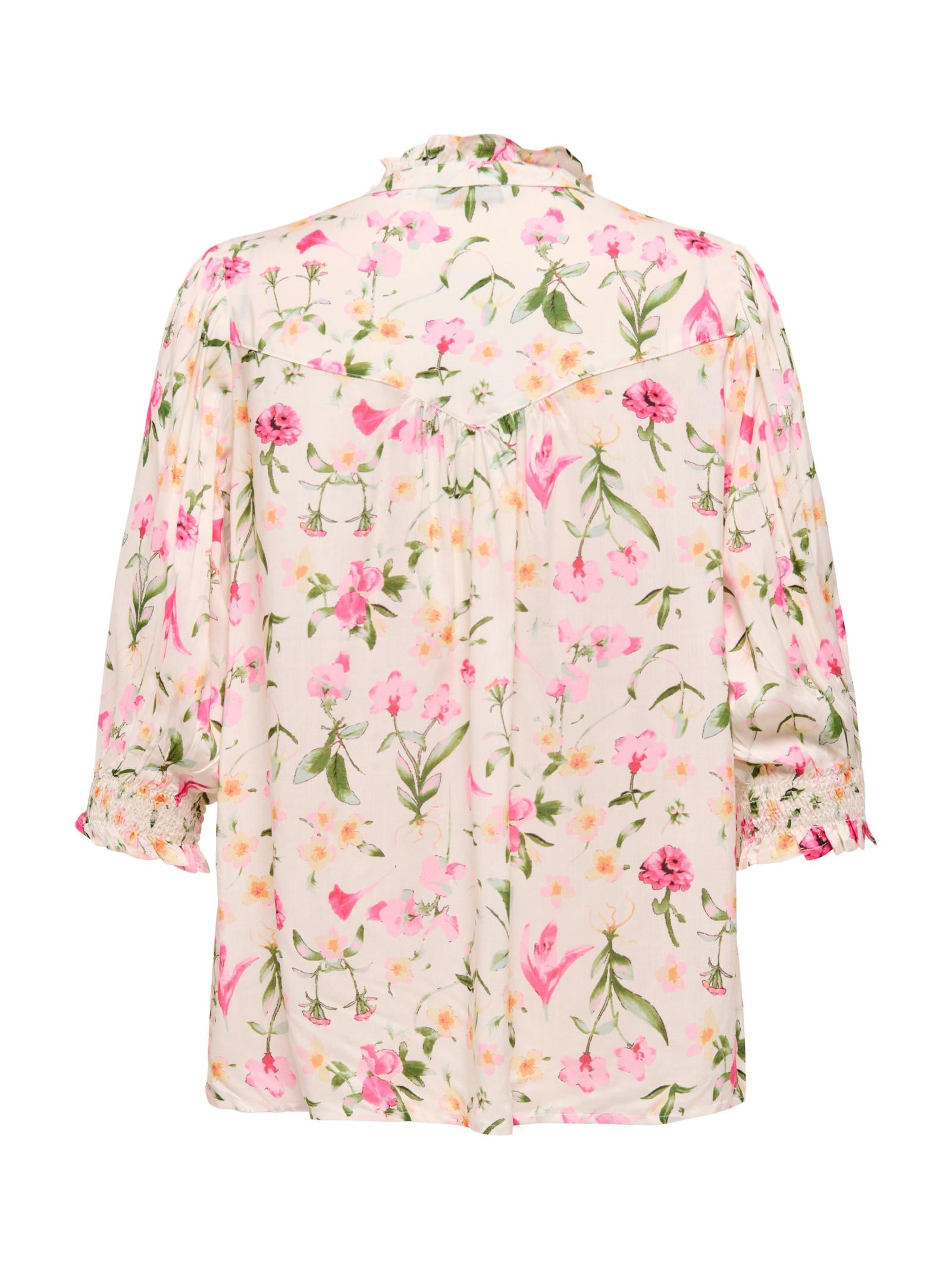 Camicia Only Raya Bianco a manica 3/4 15332997 /Cloud Dancer ONLY 