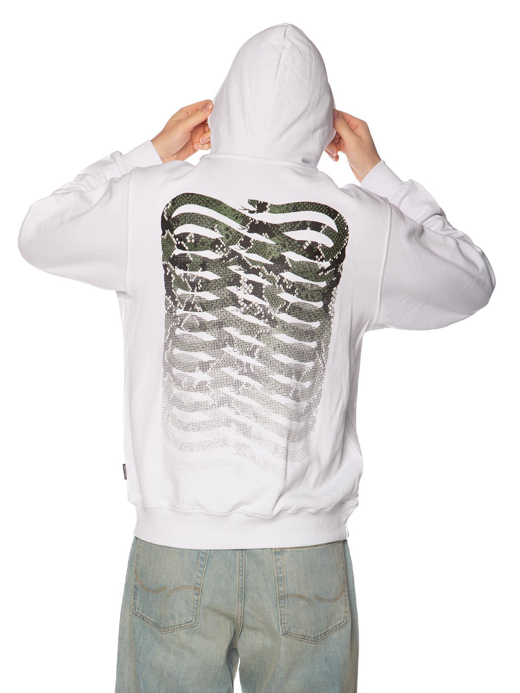 Felpa Propaganda Bianco Ribs Python FE555 BIANCO PROPAGANDA 