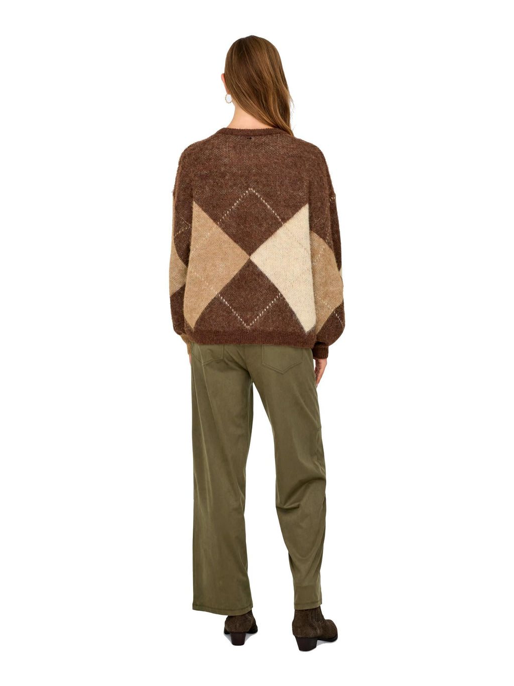 Maglia Only Noeme Marrone fantasia 15353226 /Chestnut ONLY 