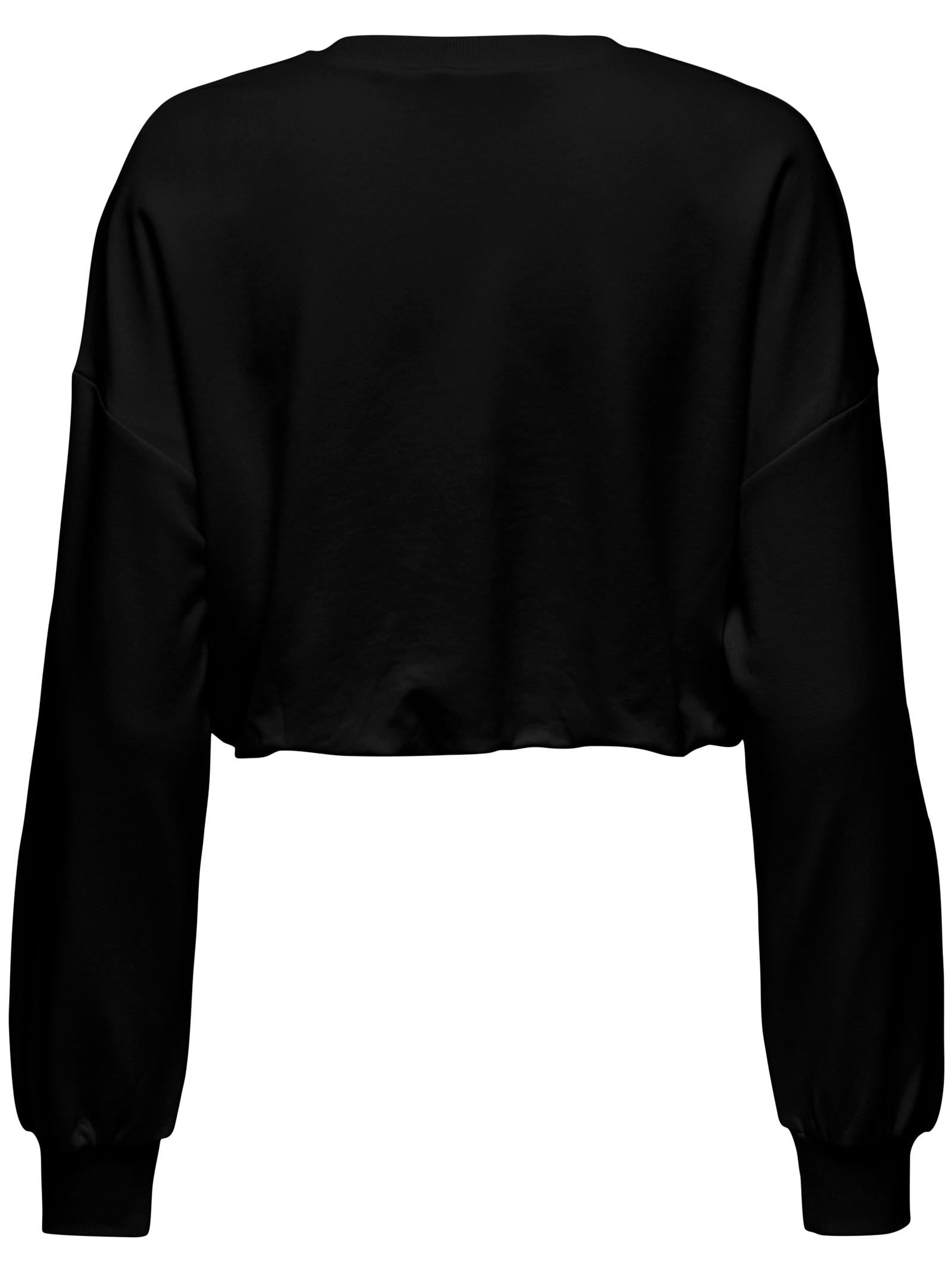 Felpa Only Nera Bolette arricciata 15344633 /Black ONLY 