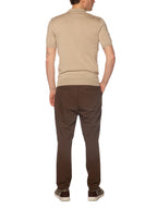 Polo Gianni Lupo Beige in maglia GL511S BEIGE GIANNI LUPO 