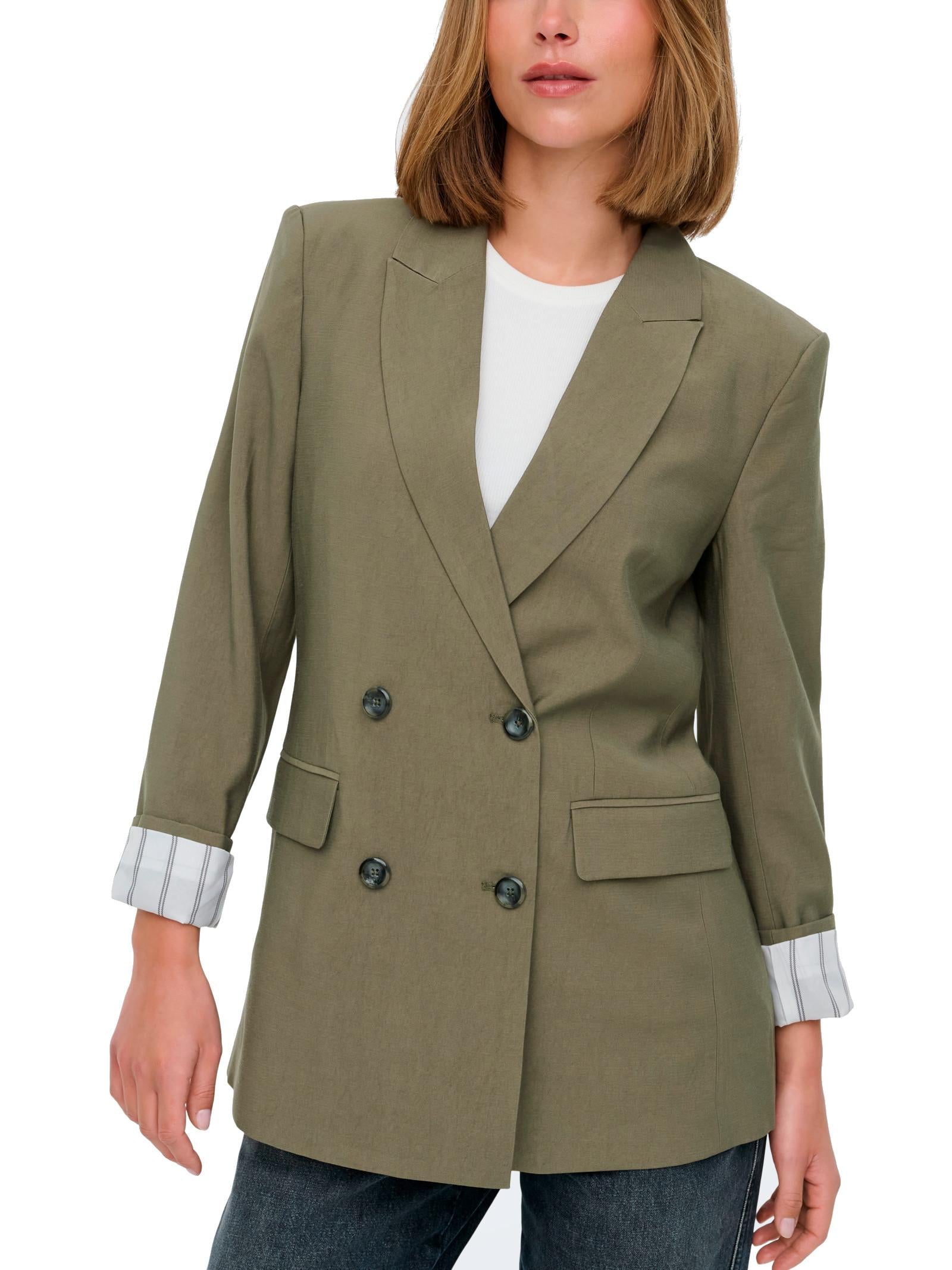 Blazer Only Verde Tila Regular fit 15367394 /Stone Gray ONLY 