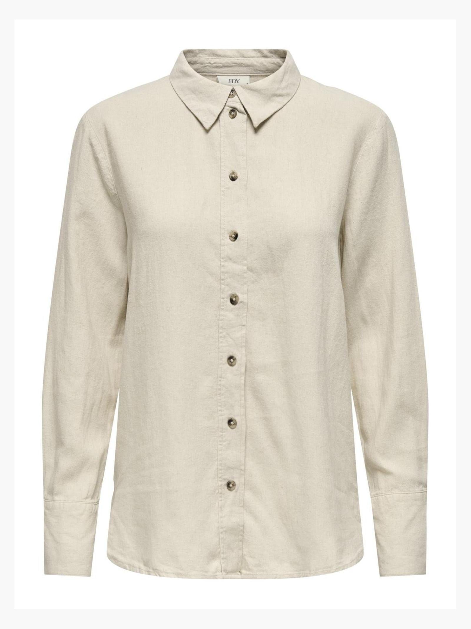 Camicia JDY Say Beige in lino 15318364 /Oatmeal JDY 