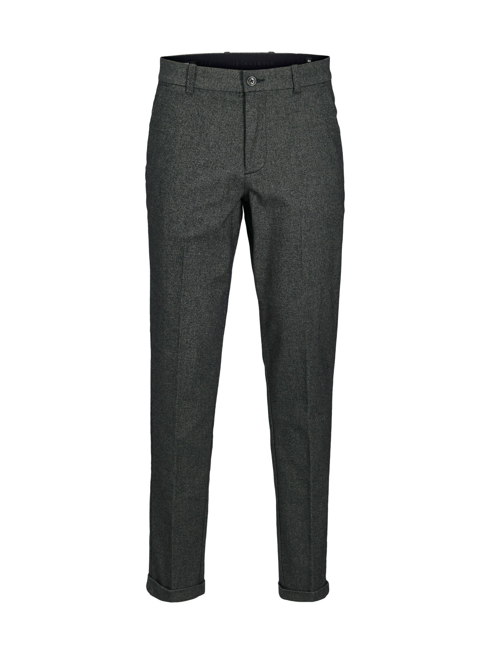 Chino Jack & Jones Stace Antracite con risvolto 12272265 /Castlerock JACK & JONES 