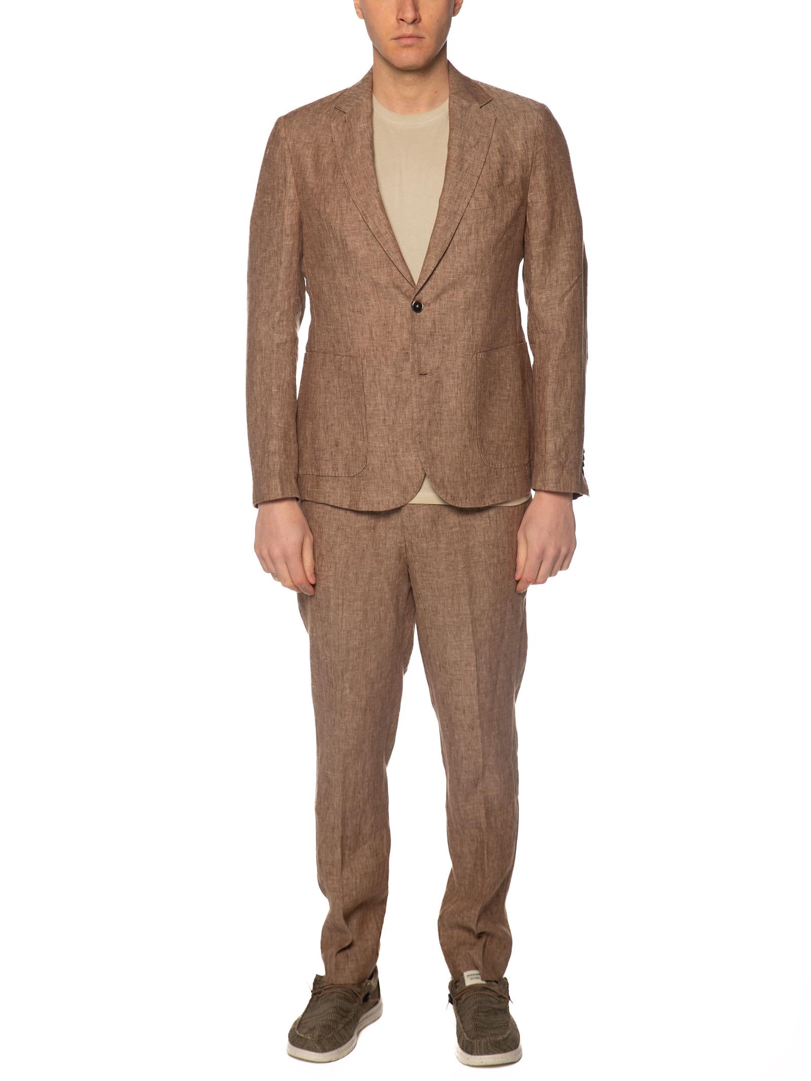 Giacca Seinse Fango in lino fiammata GAE1144 FANGO SEINSE 