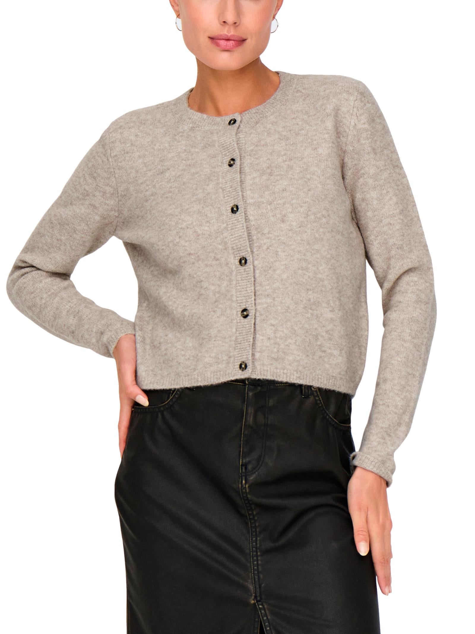 Cardigan Jacqueline De Yong Chloe Beige bottone 15330581 /Turtledove JDY 