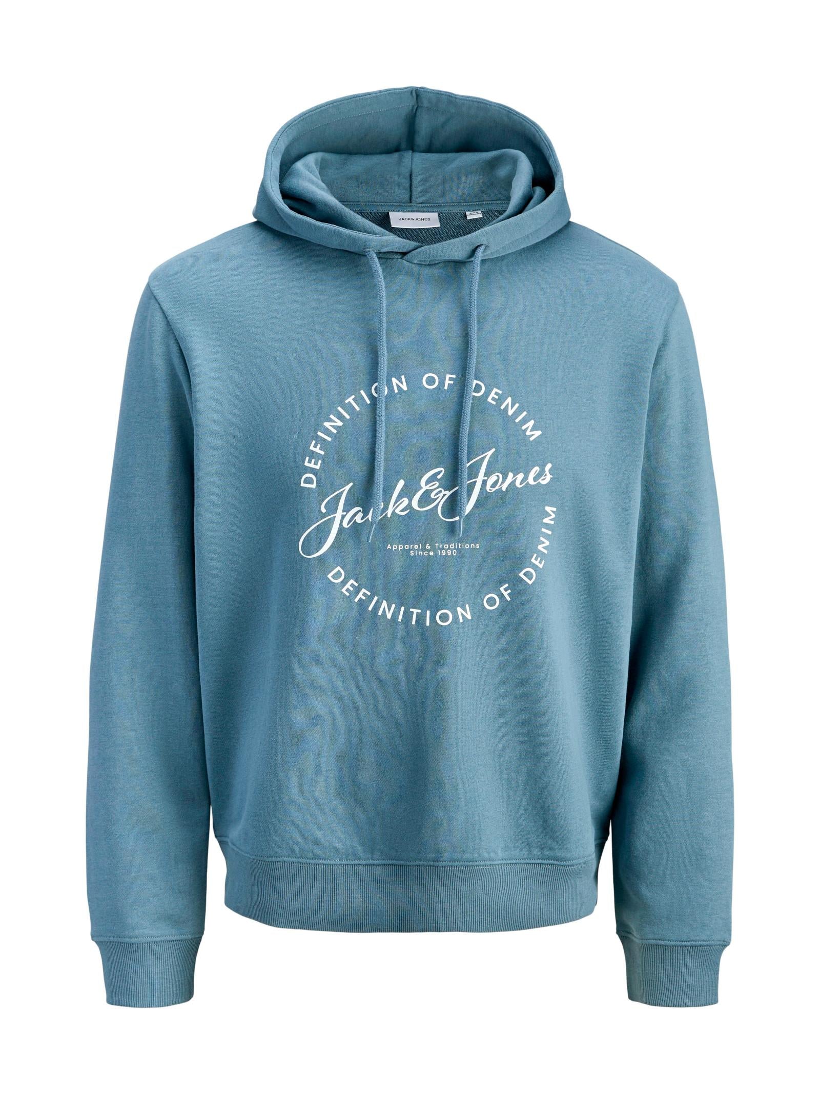 Felpa Jack & Jones Celeste Grayson con stampa 12288378 /Blue Mirage JACK & JONES 
