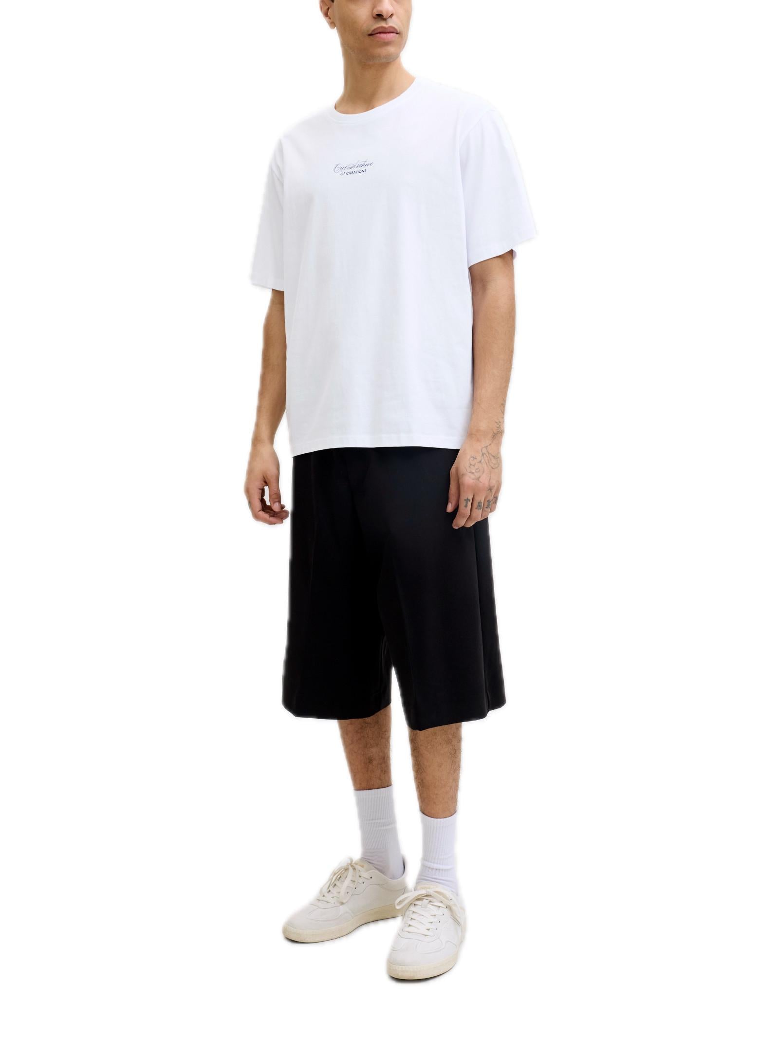 T-shirt Jack & Jones Art Bianco stampa 12288095 /Bright White JACK & JONES 