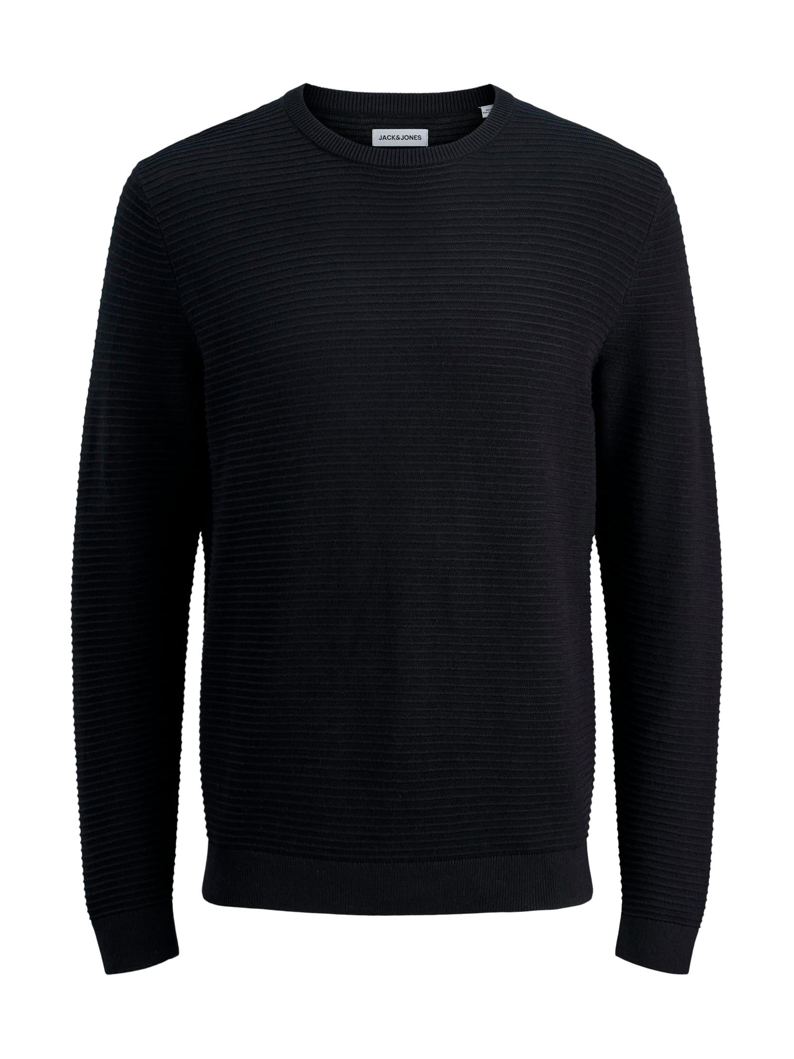 Maglia Jack & Jones Otto Nero a costine 12278962 /Black JACK & JONES 