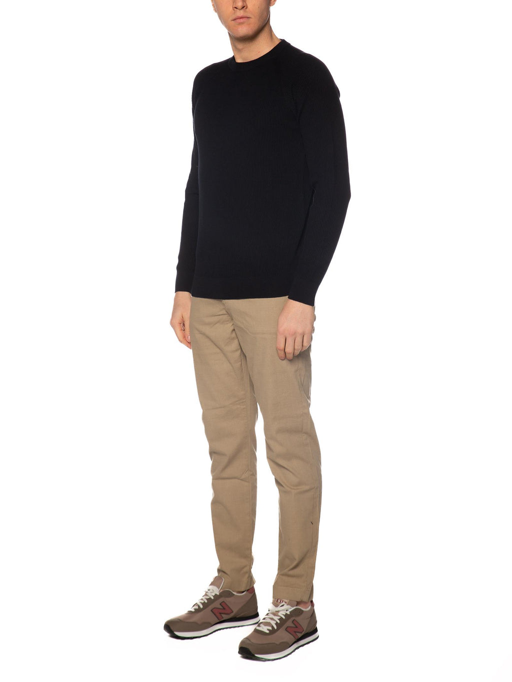 Maglia Seinse Blu a costine ME3196 BLU SEINSE 