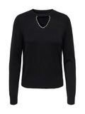 Maglia Only Venice Nero con strass 15364652 /Black ONLY 