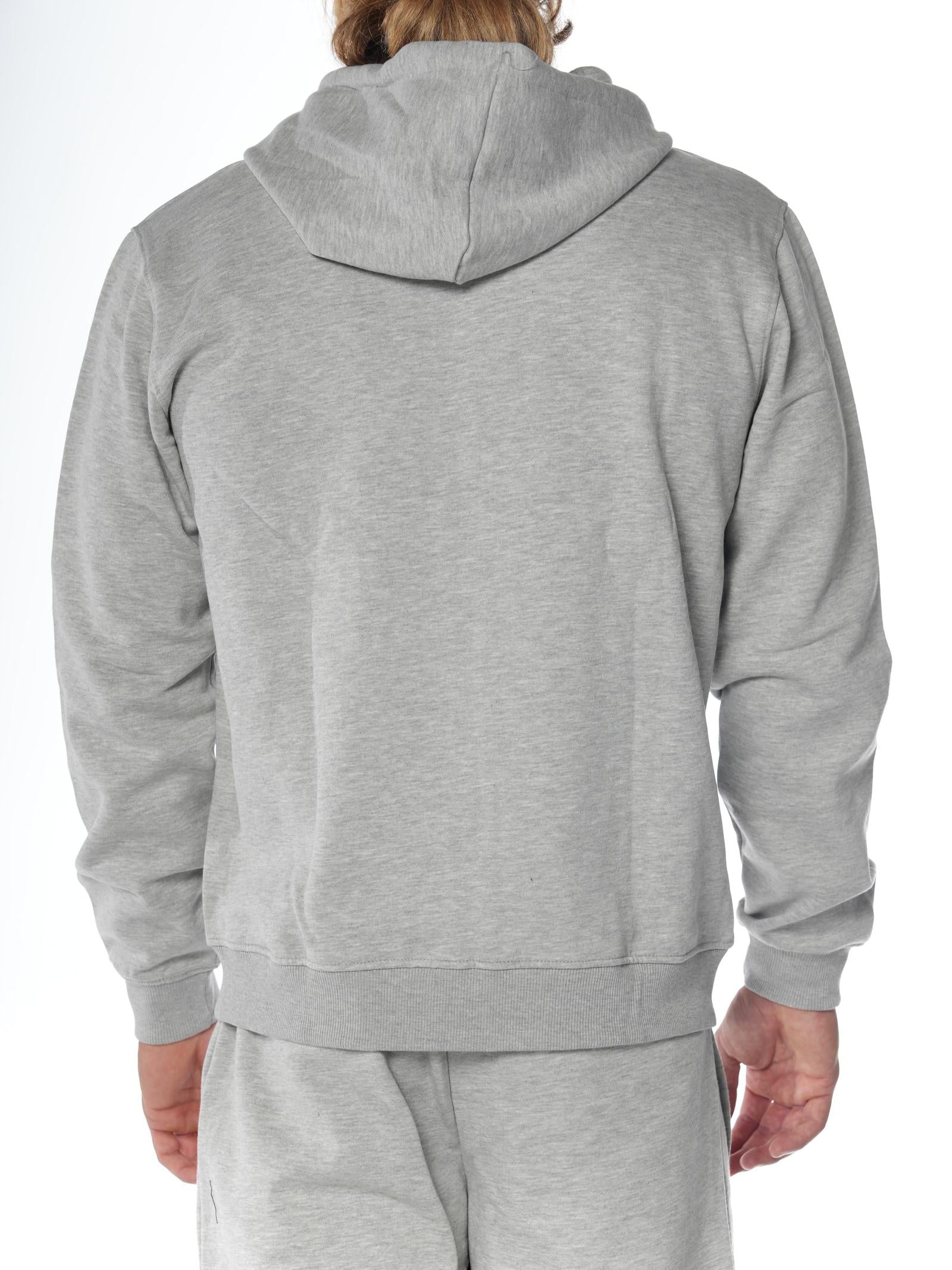 Felpa Urban Ring Grigio con cappuccio e zip UR9120001 GRIGIO URBAN RING 