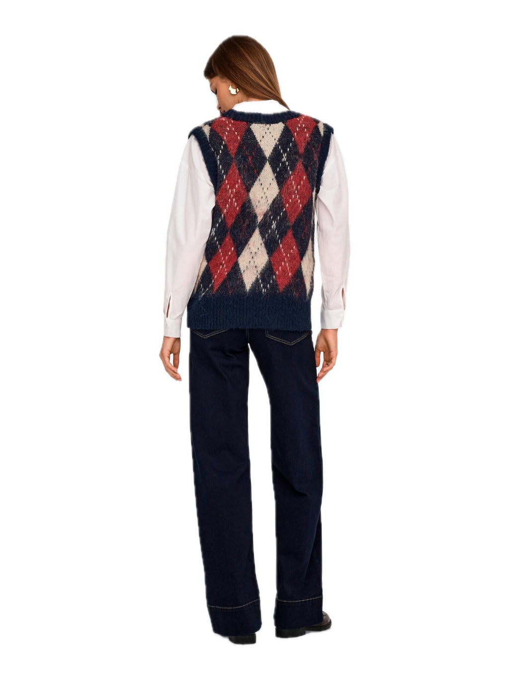 Gilet in maglia Only Noeme Blu 15353229 /Night Sky ONLY 