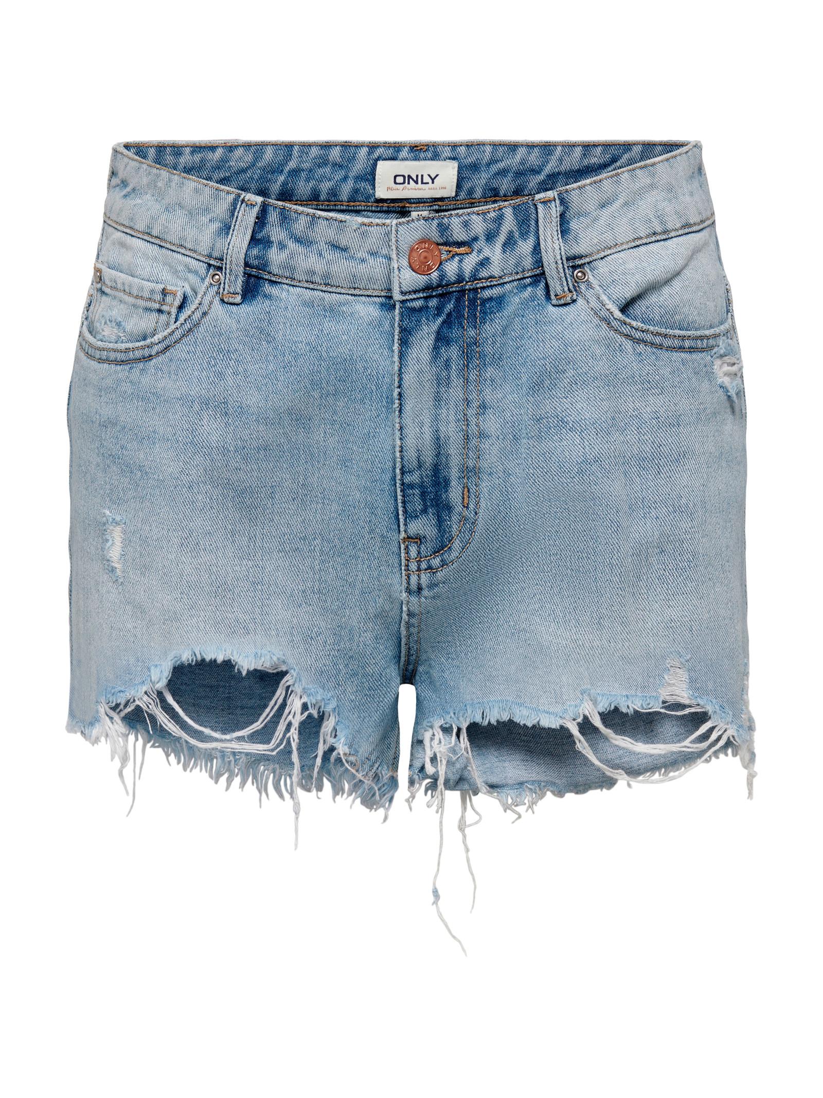 Shorts Only Pacy Light Blue Denim con strappi 15256232 /Light Blue Denim ONLY 