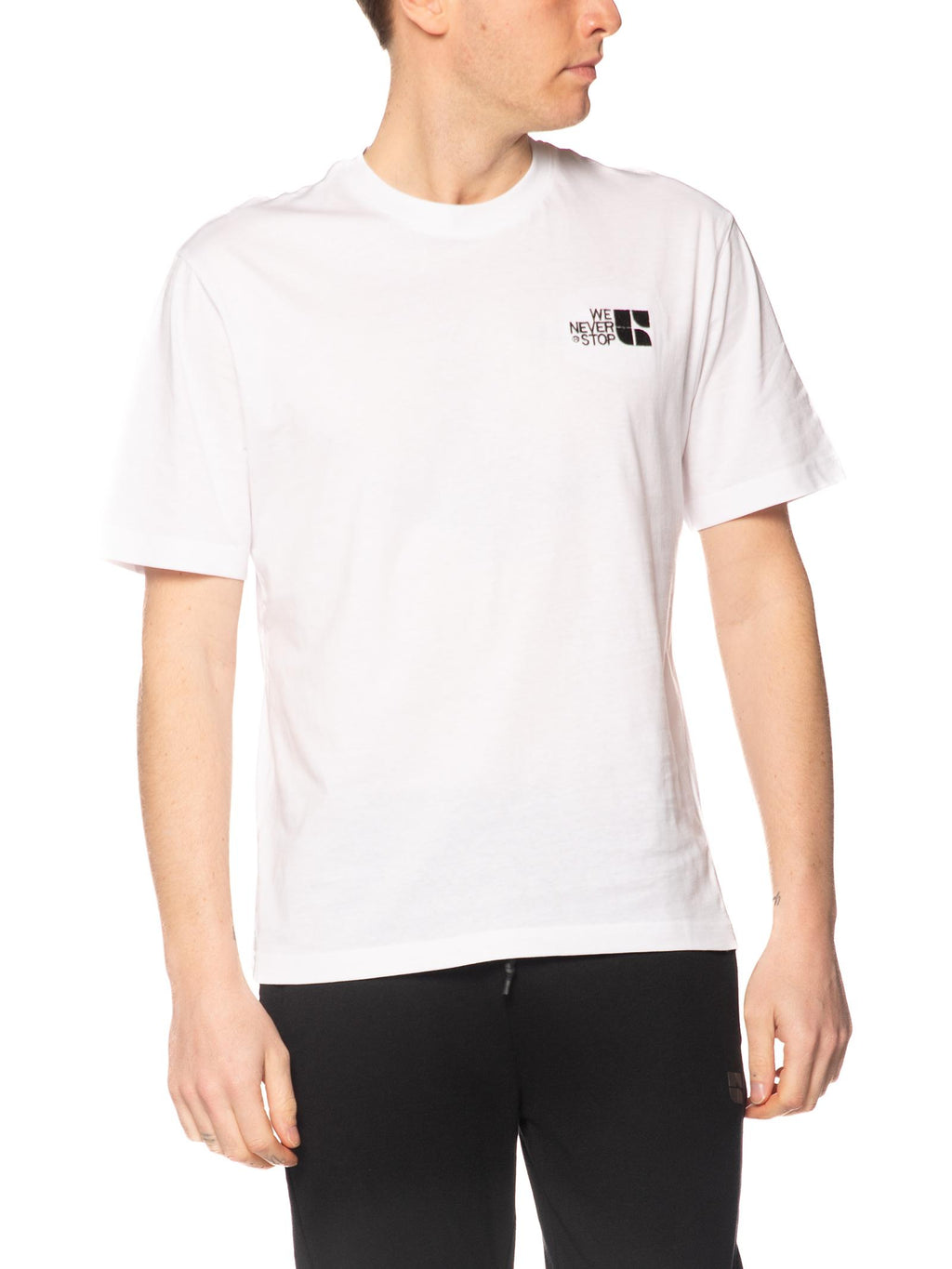 T-shirt Urban Ring Bianco stampa retro UR1110033 BIANCO URBAN RING 