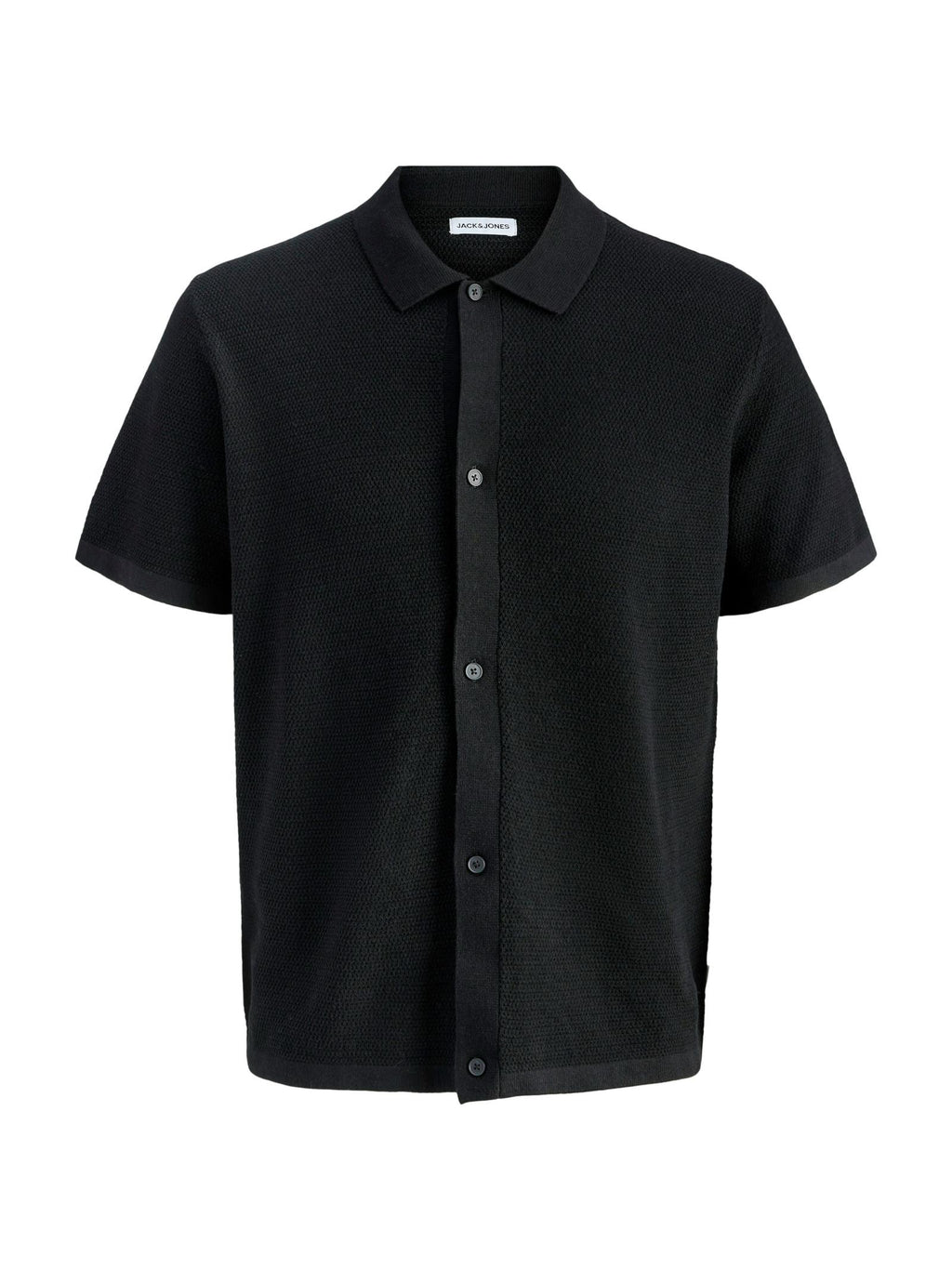 Camicia Jack & Jones George Nero in maglia 12288253 /Black JACK & JONES 
