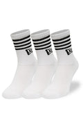 Calzini New Era Bianco Tripack 13113626 WHI NEW ERA 