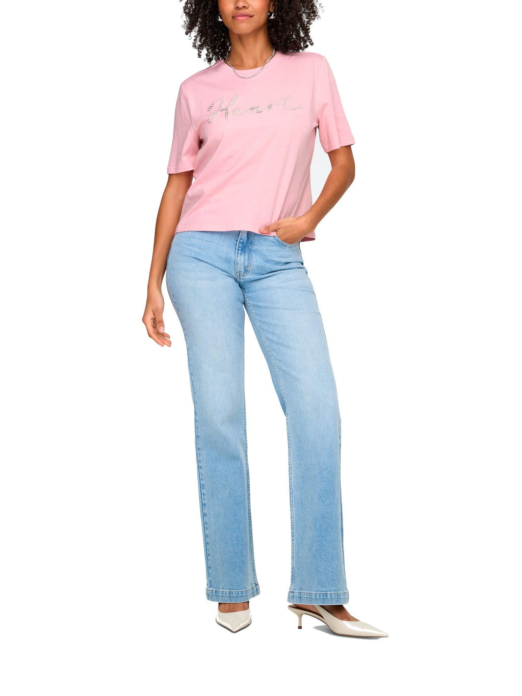 T-shirt Only Alice Rosa Loose 15368936 /Romance Rose ONLY 