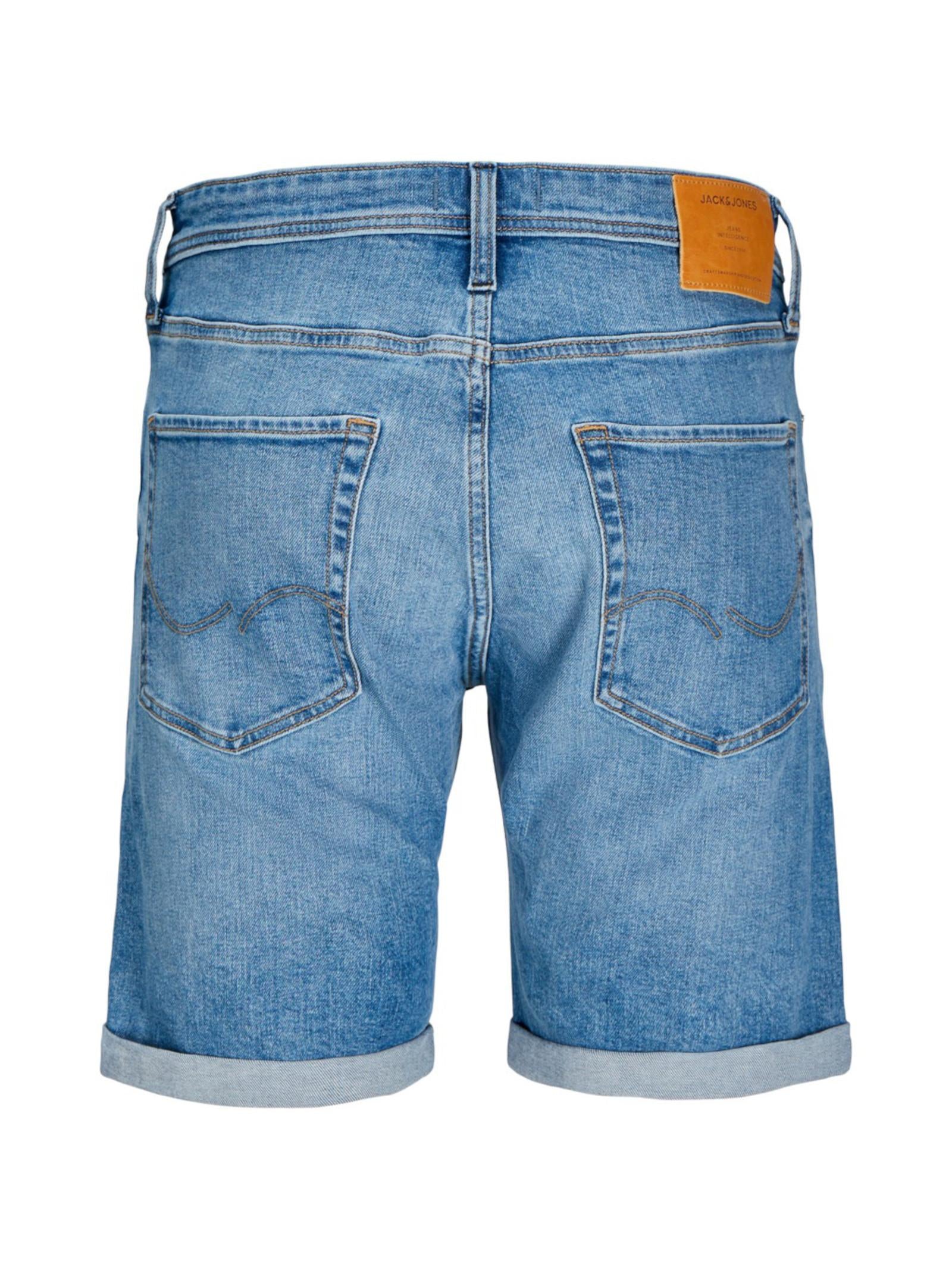 Bermuda Jack & Jones Blue Denim Rick strappi 12269612 /Blue Denim JACK & JONES 