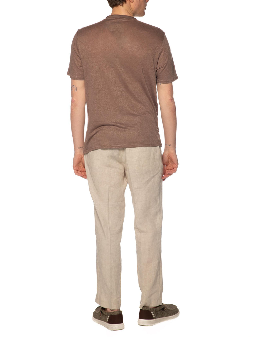 T-shirt Seinse Blu Basic manica corte TE3263 FANGO SEINSE 