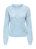 Maglia Only Geenas Celeste Oversize 15339575 /Clear Sky ONLY 