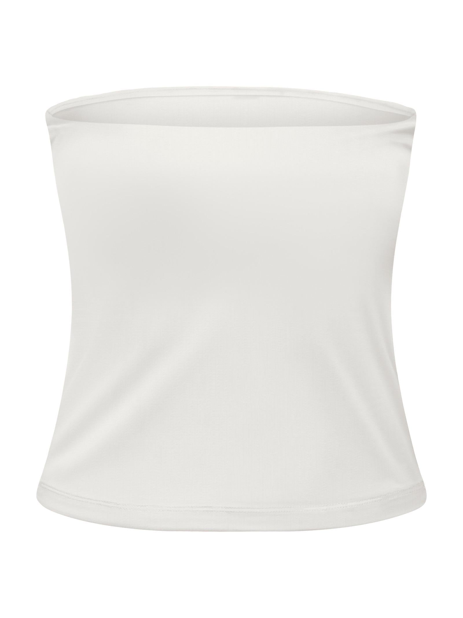 Top Only Kiss Bianco a fascia 15371779 /Cloud Dancer ONLY 