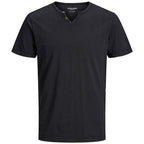 T-shirt Jack & Jones Esplit Nera scollo a V 12164972 /Black JACK & JONES 