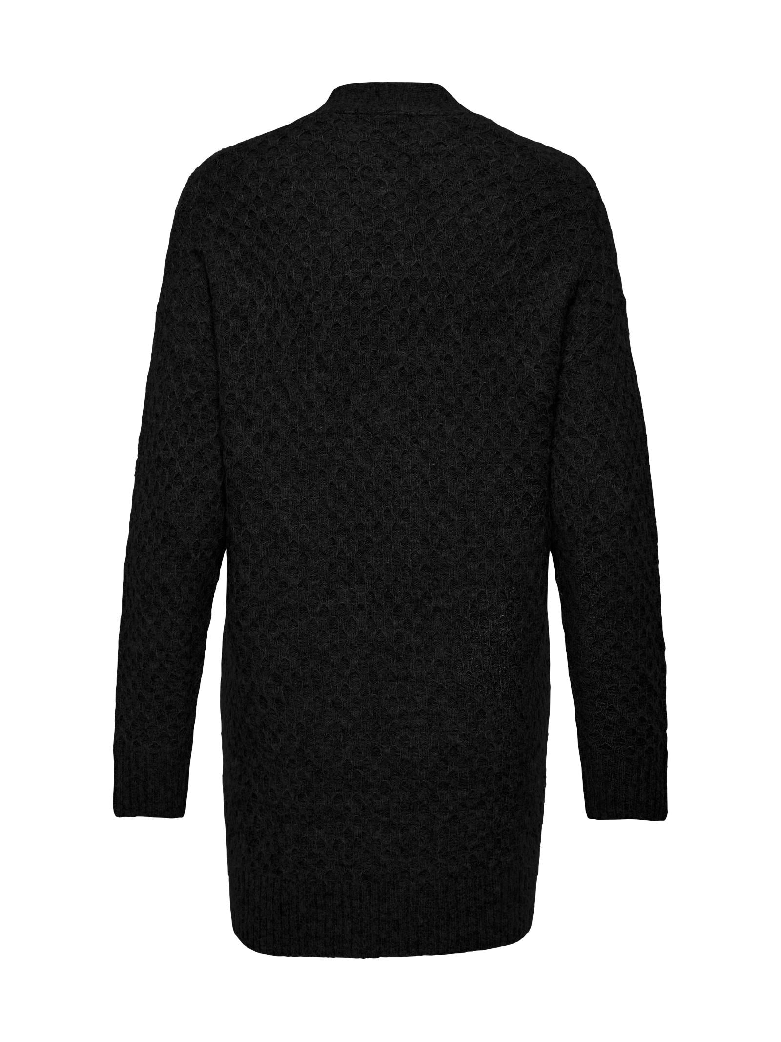 Cardigan Jacqueline De Yong Bigum Nero lungo 15328358 /Black JDY 
