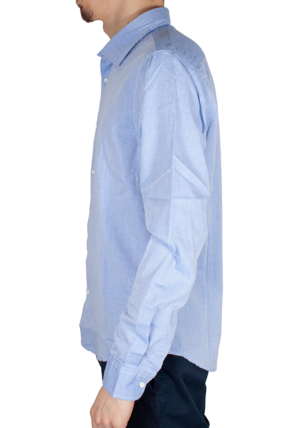 Camicia Landek Park Celeste manica lunga