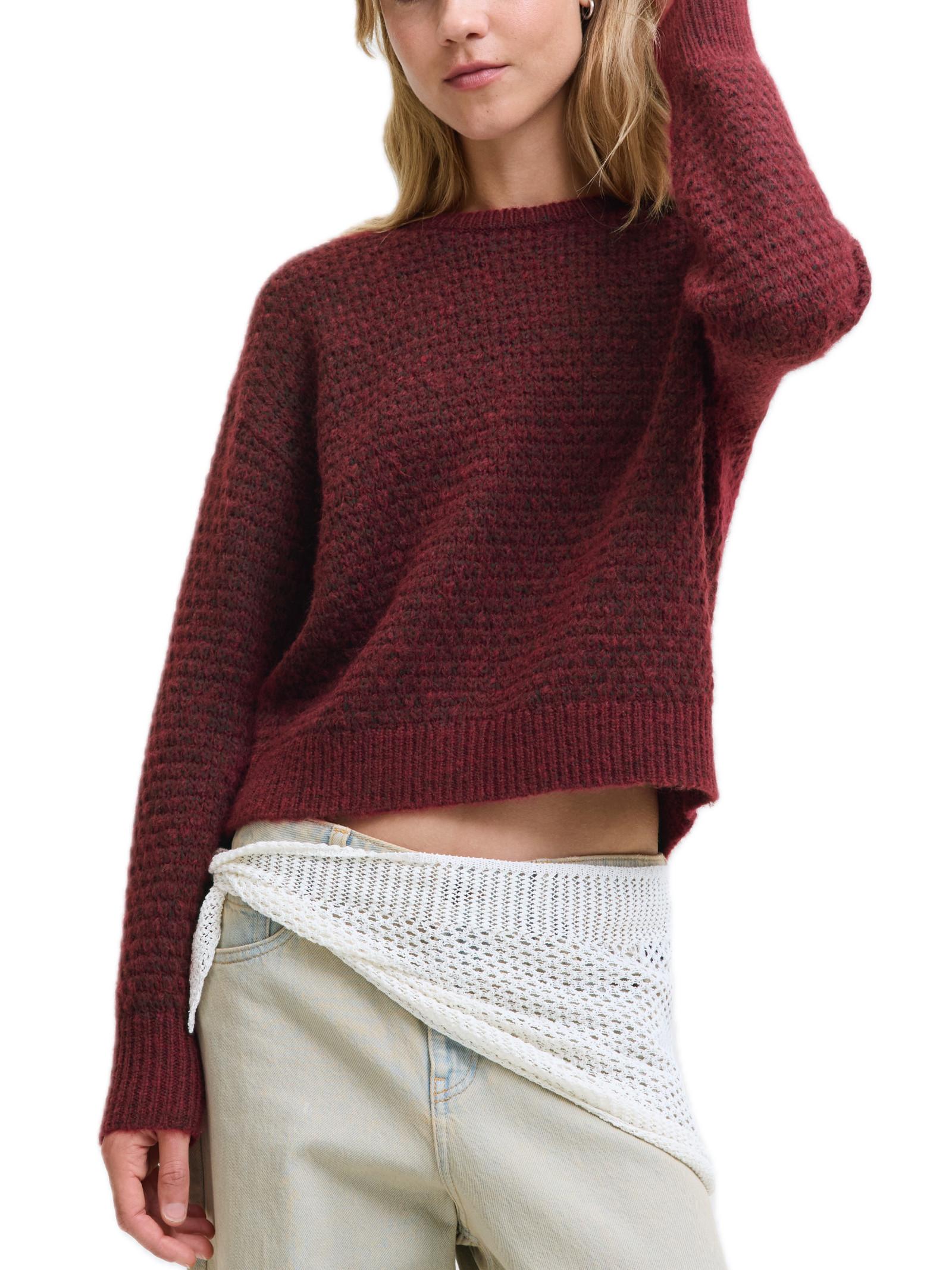 Maglia JJXX Milly Bordeaux girocollo 12261123 /Cabernet JJXX 