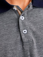 Polo Jack & Jones Alves Blu 12274681 /Maritime Blue JACK & JONES 