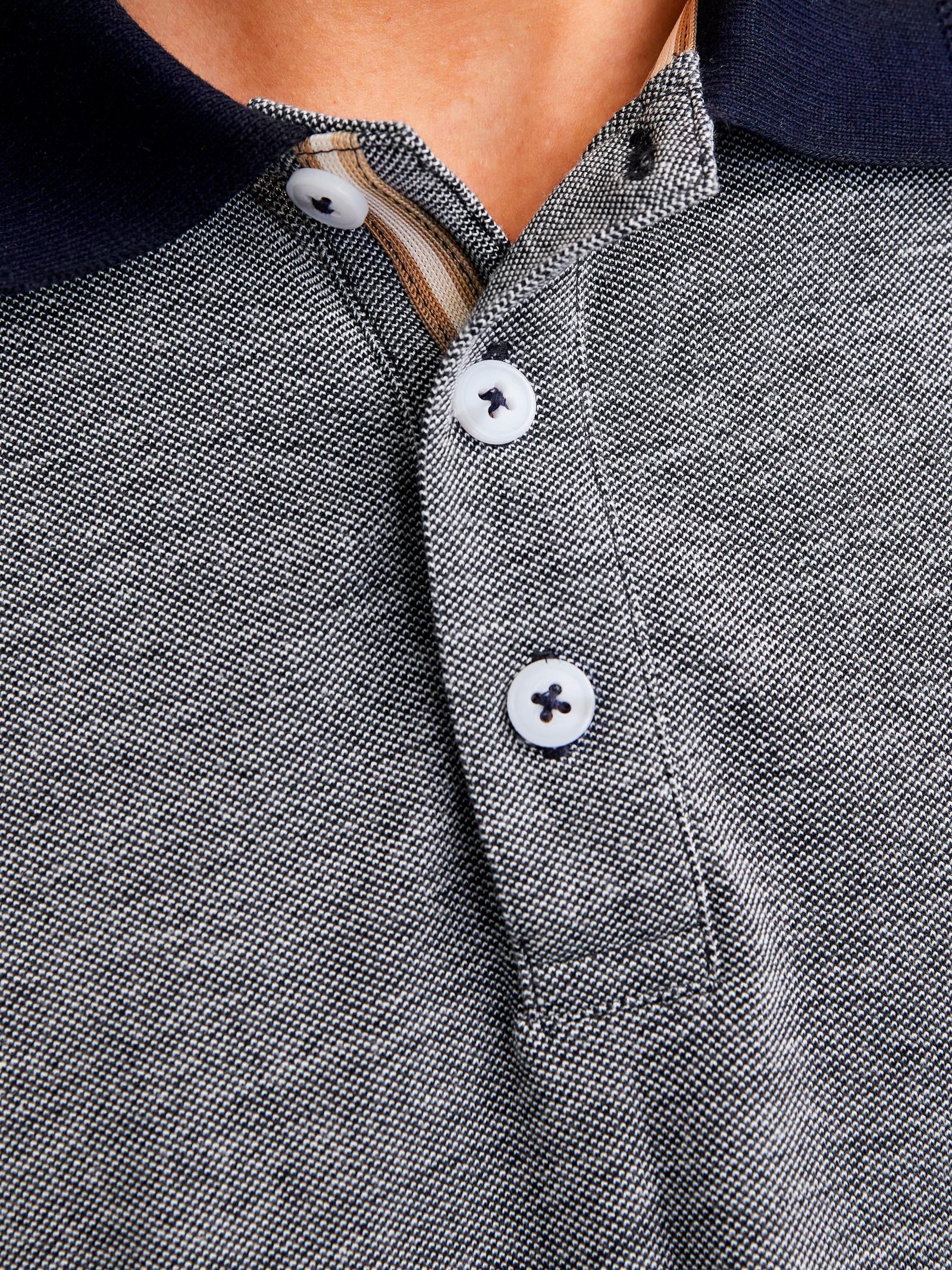 Polo Jack & Jones Alves Blu 12274681 /Maritime Blue JACK & JONES 