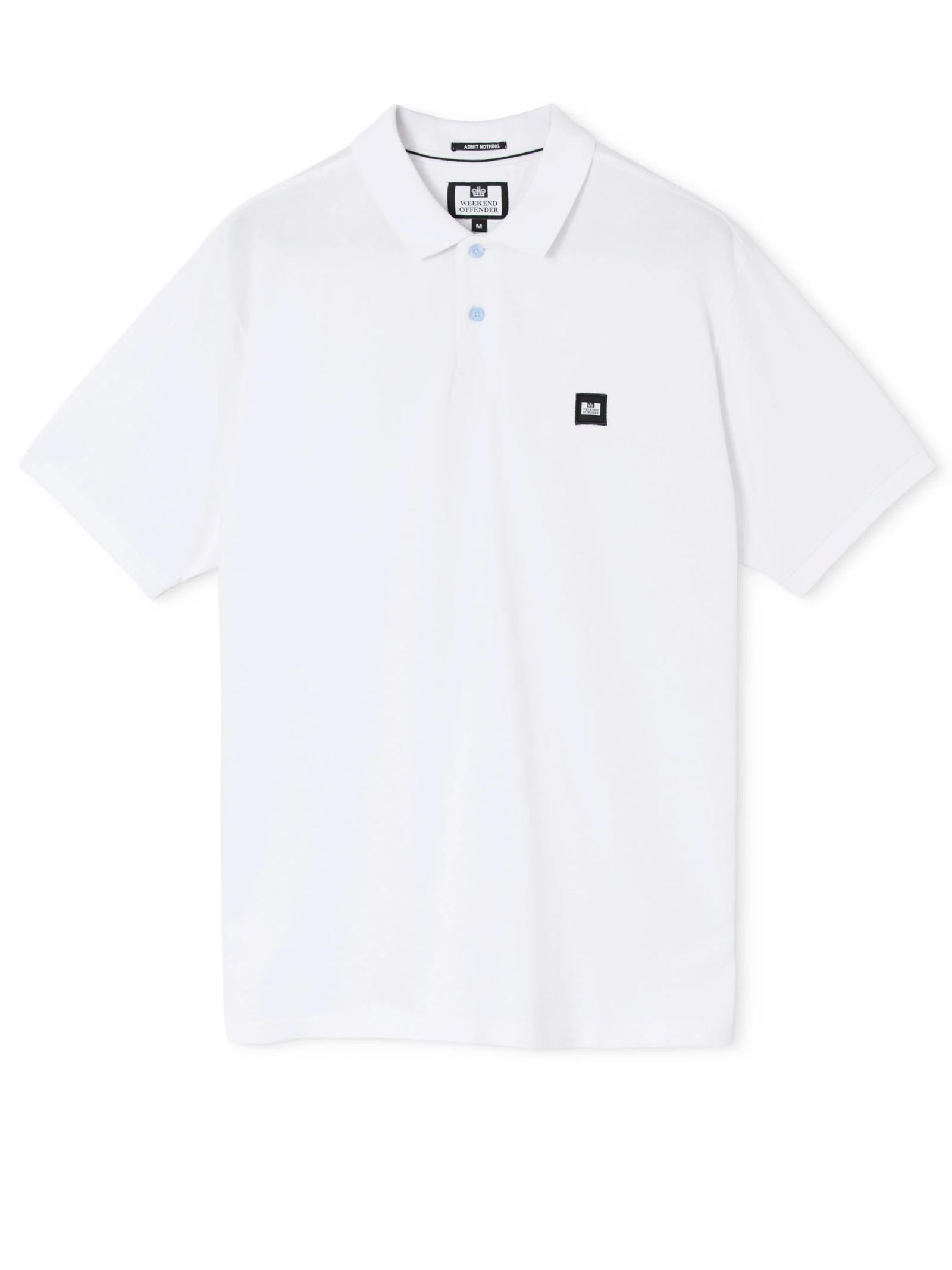 Polo Weekend Offender Bianco in piquet HEATCOTE BIANCO WEEKEND OFFENDER 