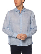 Camicia Seinse Celeste lino fiammato CE1091 CELESTE SEINSE 