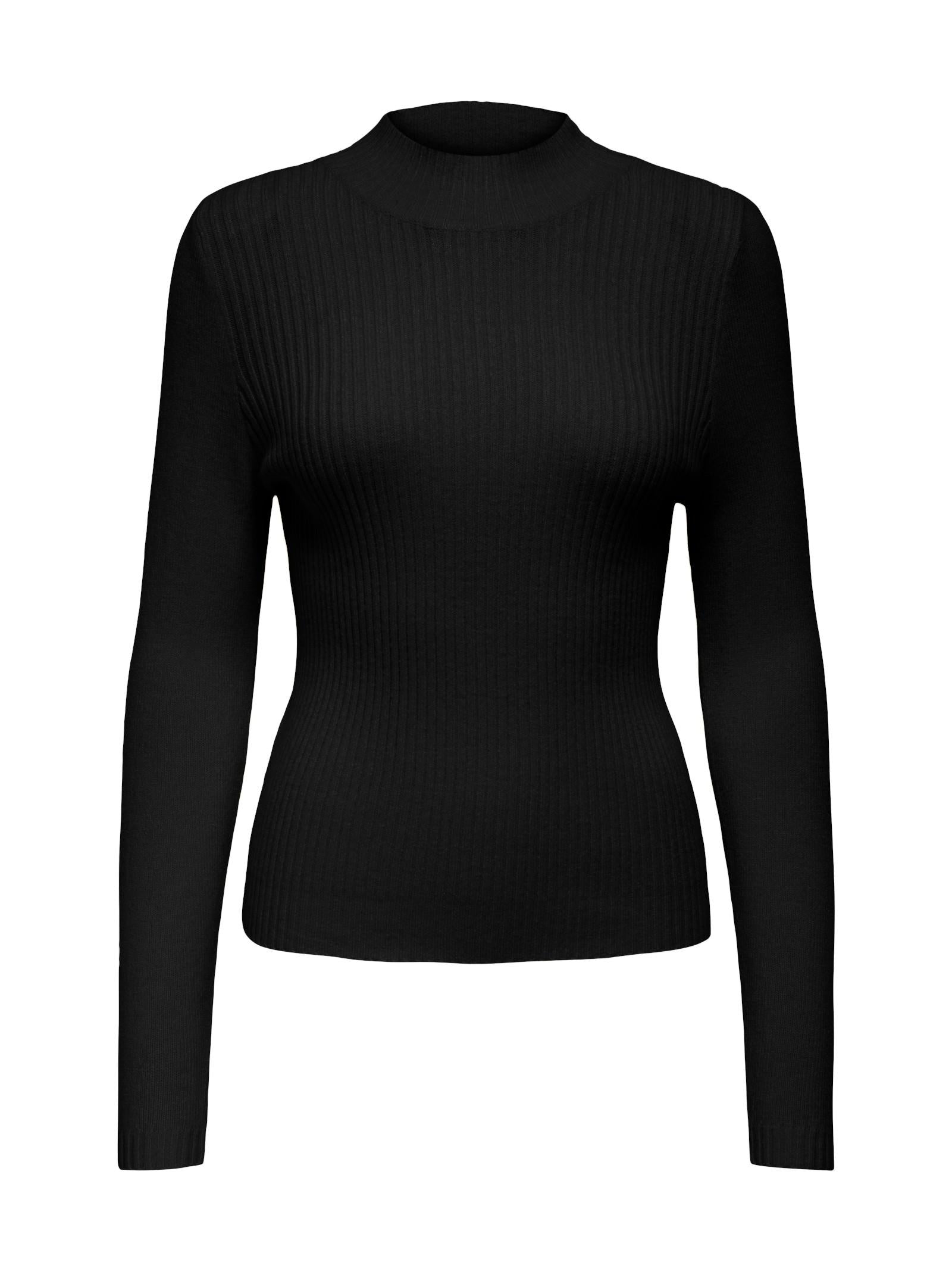 Maglia Only Kattie Nero collo alto 15353893 /Black ONLY 