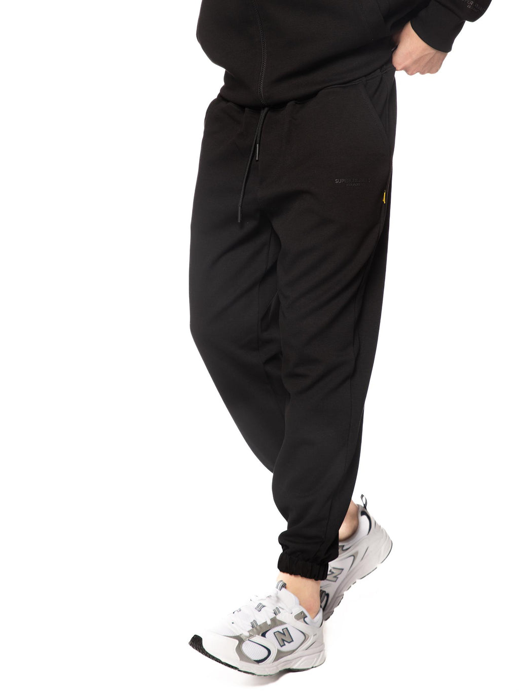 Pantalone Superculture Nero in felpa basic JOG-I NERO SUPERCULTURE 