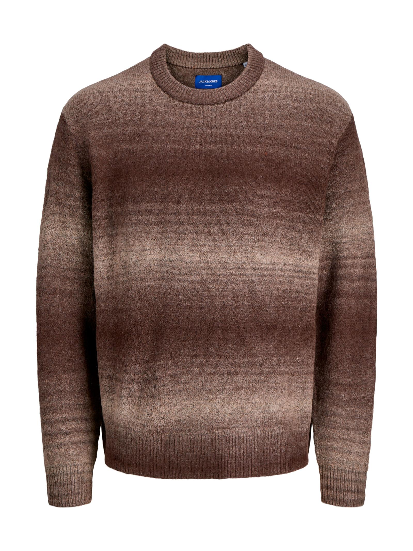 Maglia Jack & Jones Meadows Marrone melange 12283641 /Deep Mahogany JACK & JONES 