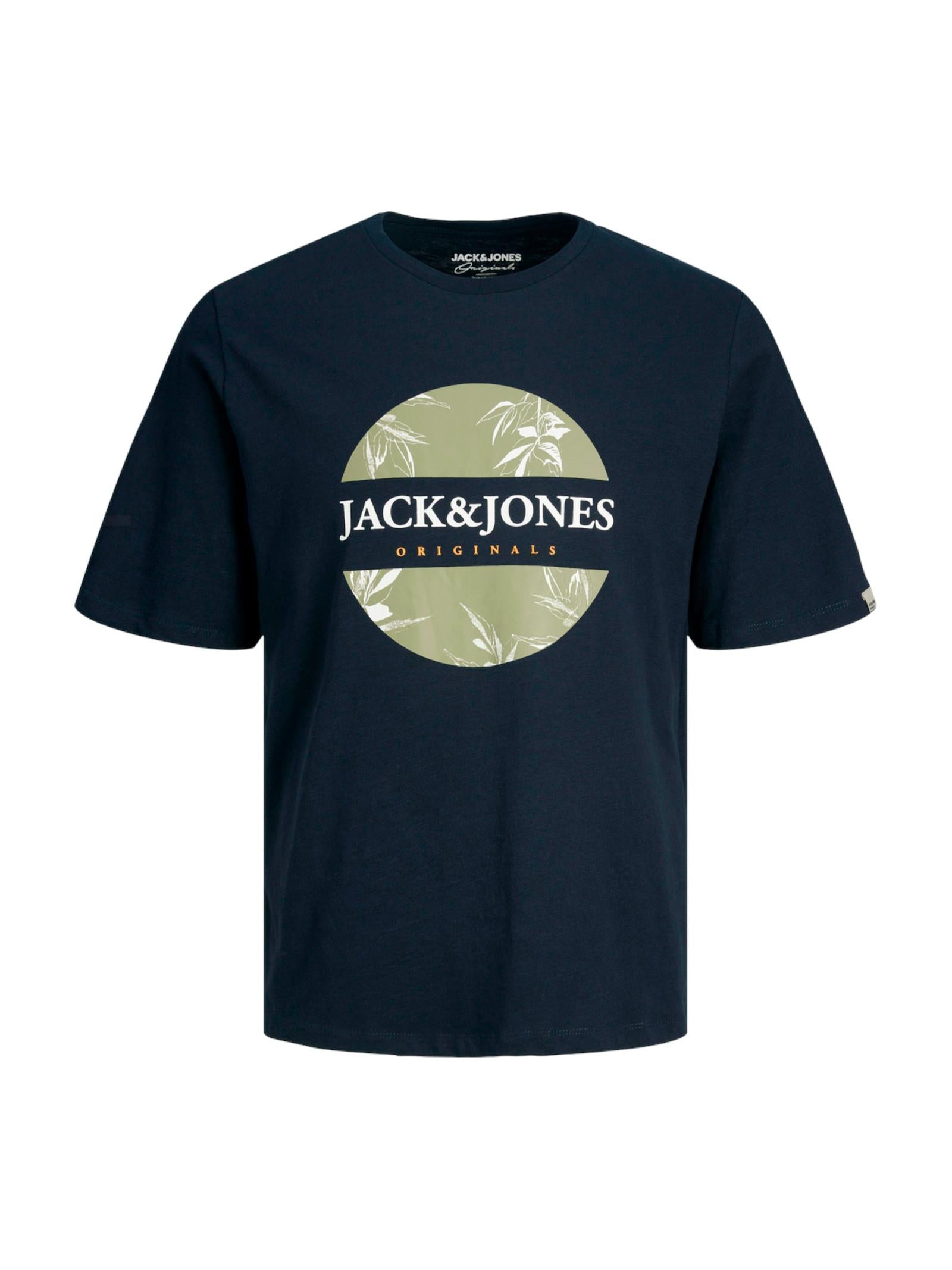 T-shirt Jack & Jones Blu Crayon stampa 12255042 /Navy Blazer JACK & JONES 