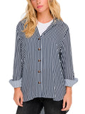 Camicia JDY Blu bianco Laurel maniche 3/4 15329311 /Sky Captain JDY 